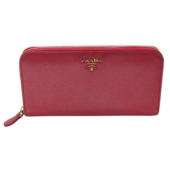 Prada Signature Saffiano Trend Leather Zip Wallet PR-W1217P-0006 - Picture 1 of 9